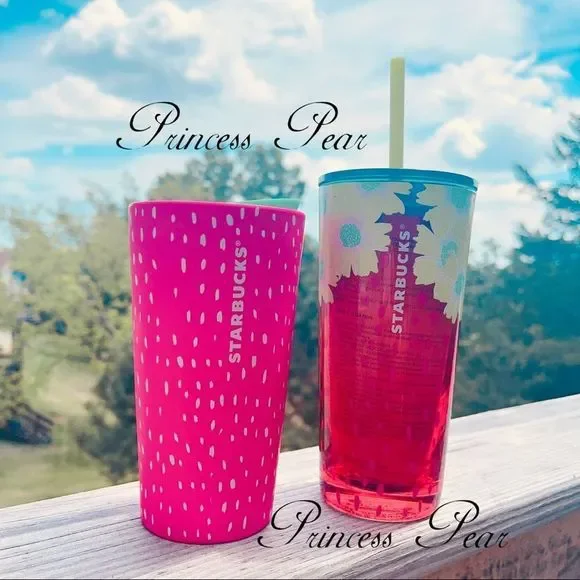Starbucks | Accessories | Newstarbucks 222 Summer Strawberry 8 Oz Cold Cup  12 Double Wall Hot Cup | Poshmark